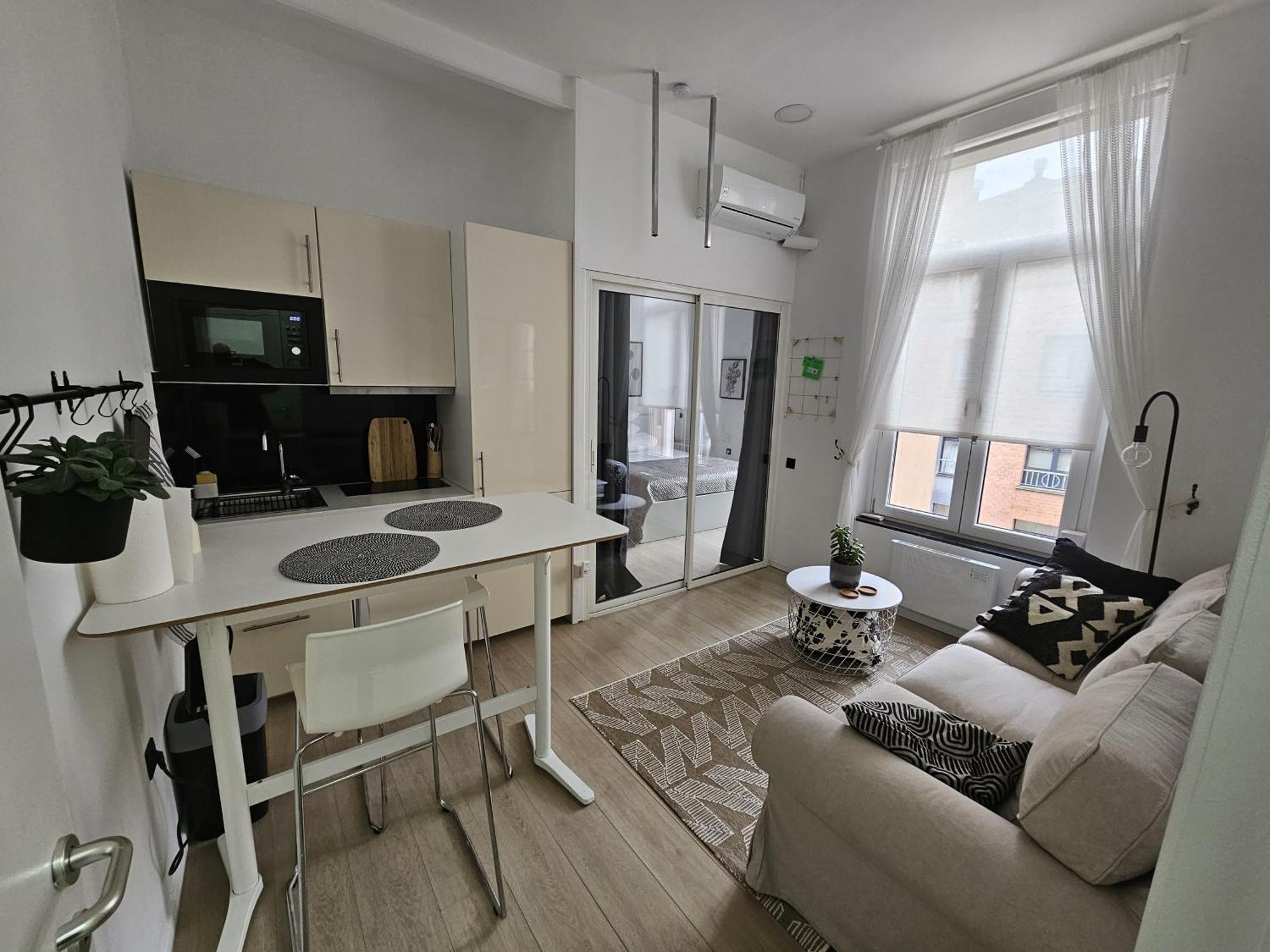 Cosy Studio Dansaert Brussel Bagian luar foto