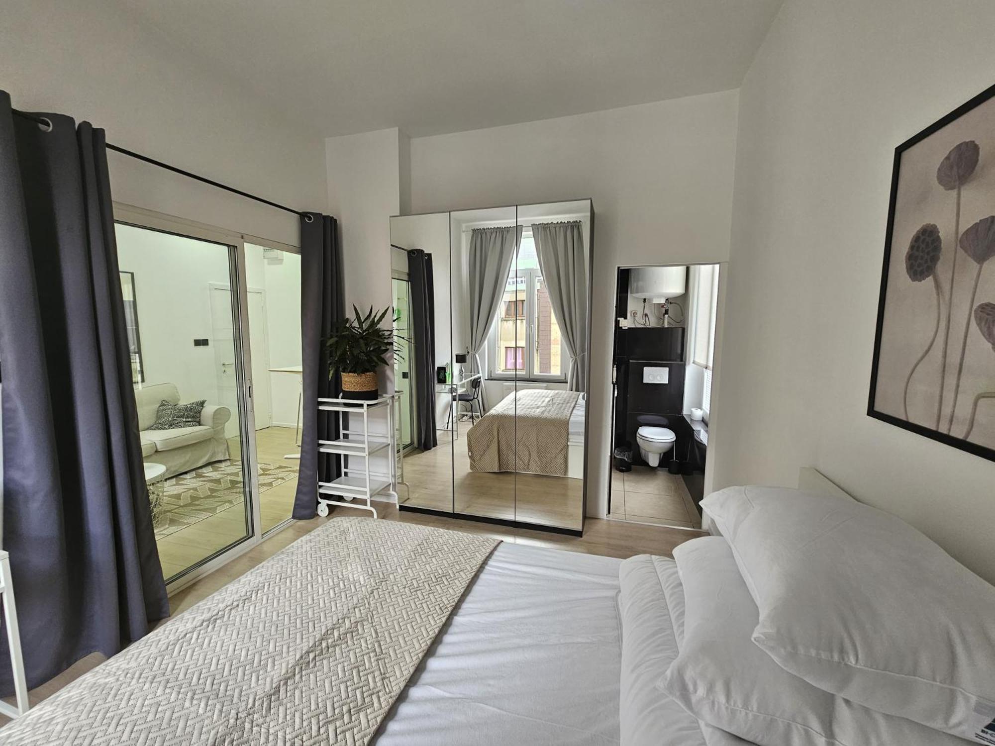 Cosy Studio Dansaert Brussel Bagian luar foto